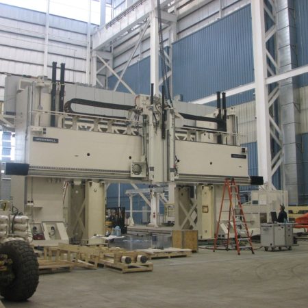 Ingersoll Large Gantry-type Milling Machine aligned with Hamar Laser L-743