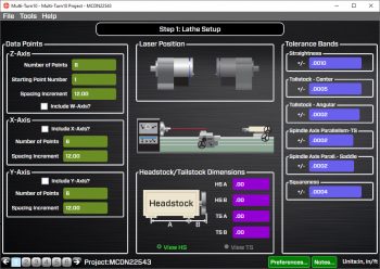 MultiTurn10 Software - Step 1 Dimensions and Tolerances
